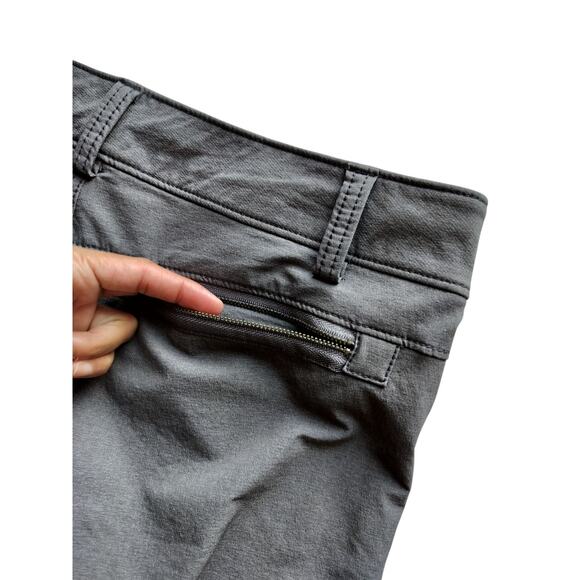 Athleta Women's  Gray Trekkie Hiking Wide Leg Pants Zip Pockets Mid-Rise Size 8 - Picture 9 of 13